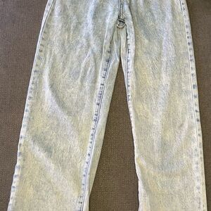 SHEIN Light Blue Straight Leg Men's Jeans